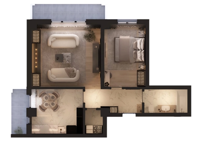 Apartament 2 camere - Bucium