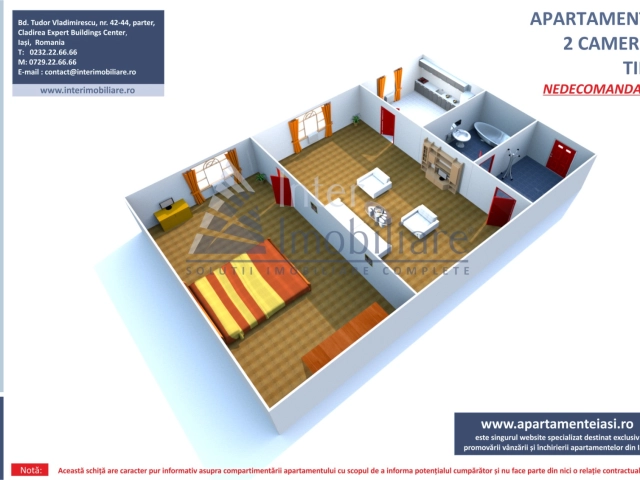 Apartament 2 camere - Podu Ros