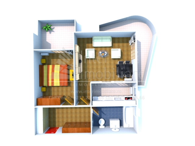 Apartament 2 camere - Alexandru cel Bun