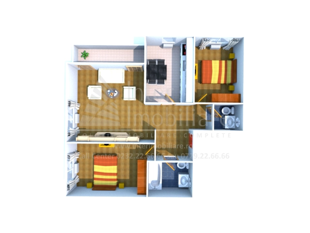 Apartament 3 camere - CUG