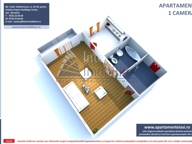 Apartament 1 camere - Nicolina