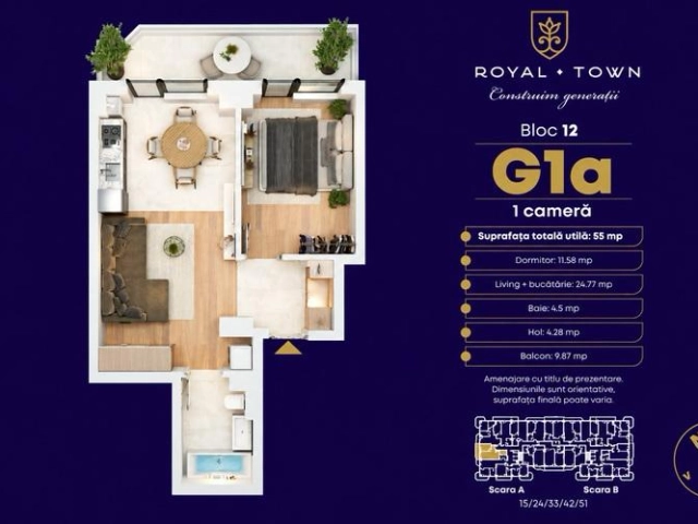 Apartament 1 camere - Copou
