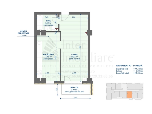 Apartament 1 camere - Nicolina