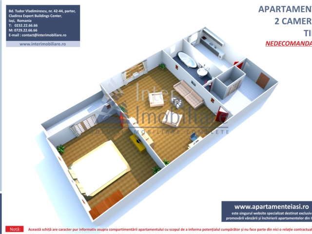 Apartament 2 camere - Tudor Vladimirescu