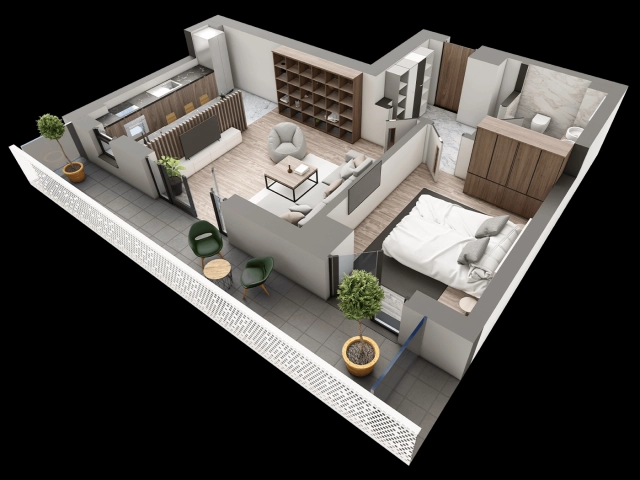 Apartament 2 camere - Galata