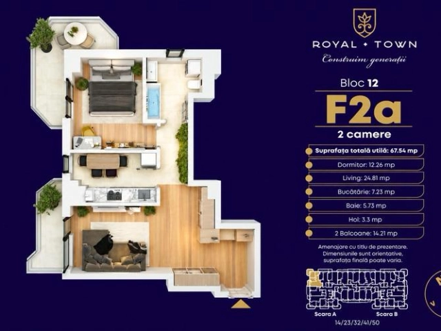 Apartament 2 camere - Copou
