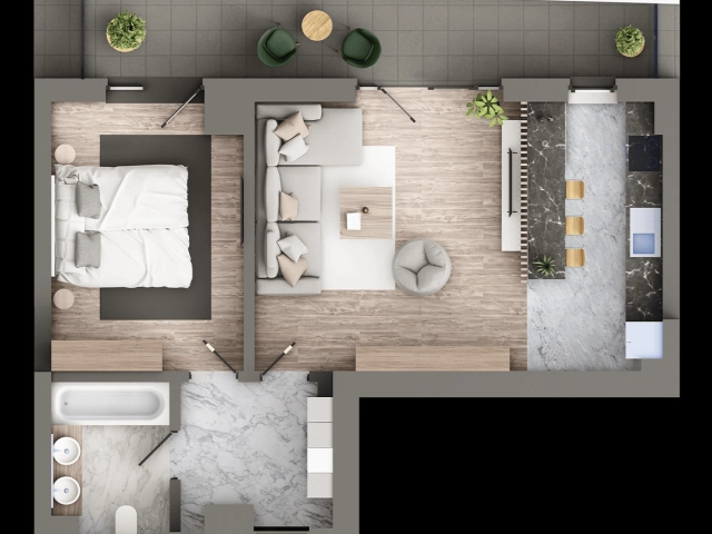 Apartament 2 camere - Galata
