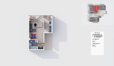 Apartament de vanzare o camera Bucium 158941