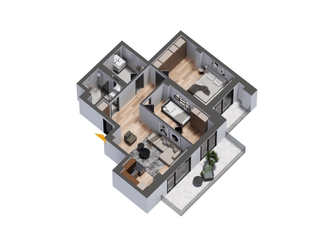 Apartament 3 camere - Nicolina
