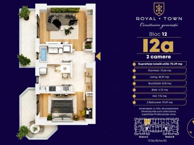 Apartament 2 camere - Copou
