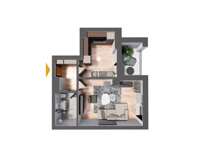 Apartament 1 camere - CUG
